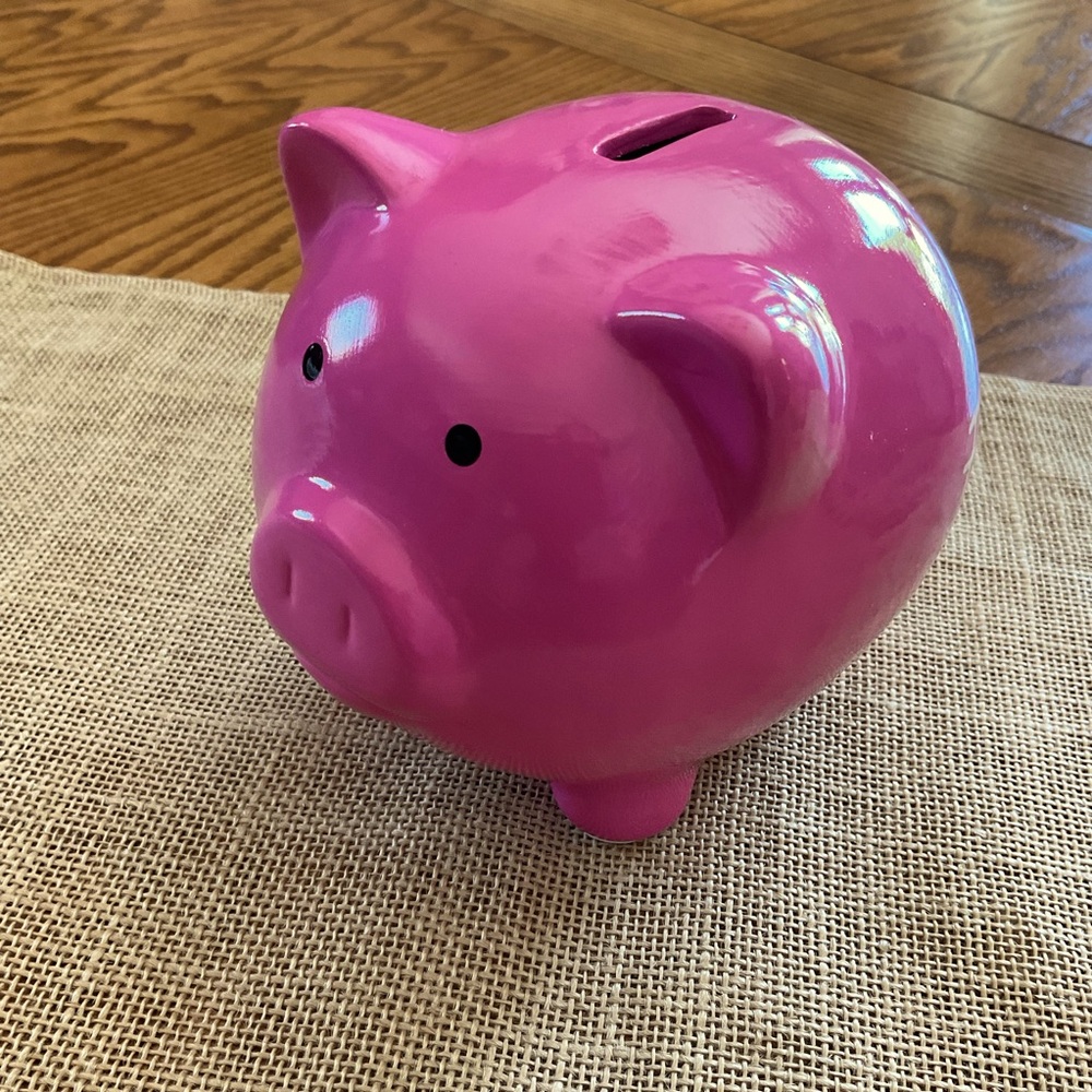 Piggly Wiggly Pink Piggy Bank